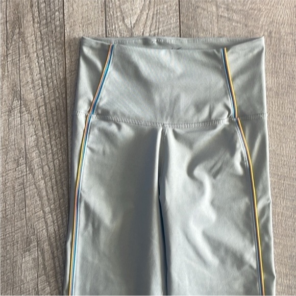 Nike Yoga Dri-Fit Size Small Grey 7/8 Training High-Rise Leggings. - Picture 3 of 7